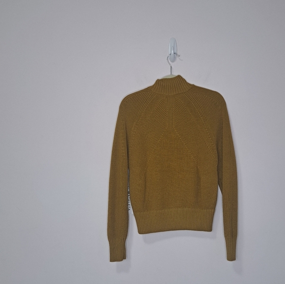 Athleta En Route Full Zipper Sweater Warm Harvest Gold Small NWT - Picture 7 of 10